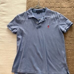 Ralph Lauren Blue Short Sleeve Tee Casual Comfort